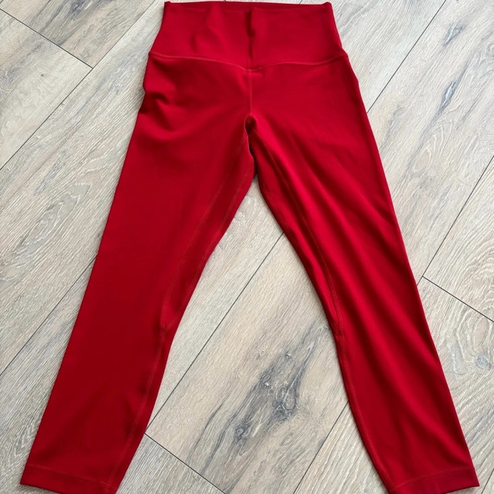 Lululemon Athletica Vibrant Red Leggings